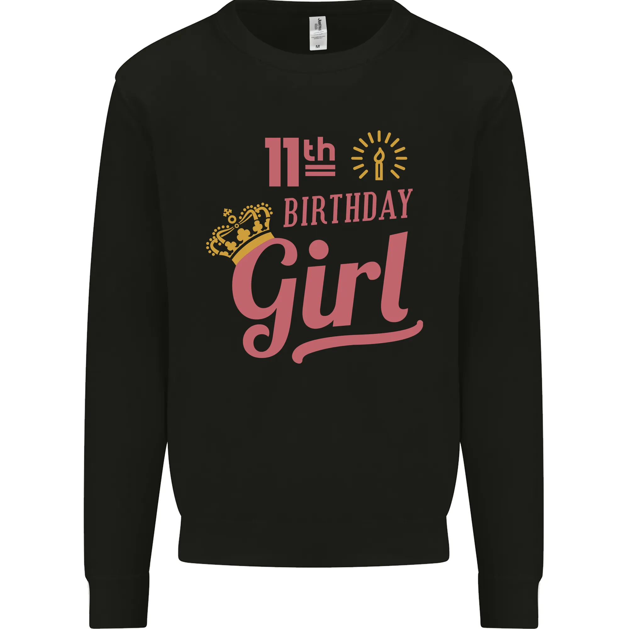 11th Birthday Girl 11 Year Old Princess Kids Sweatshirt Jumper