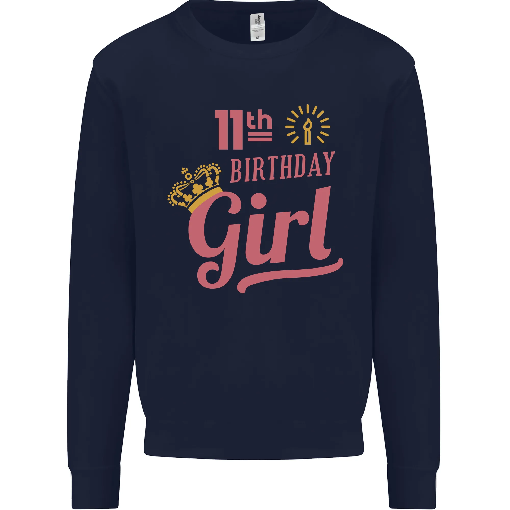 11th Birthday Girl 11 Year Old Princess Kids Sweatshirt Jumper