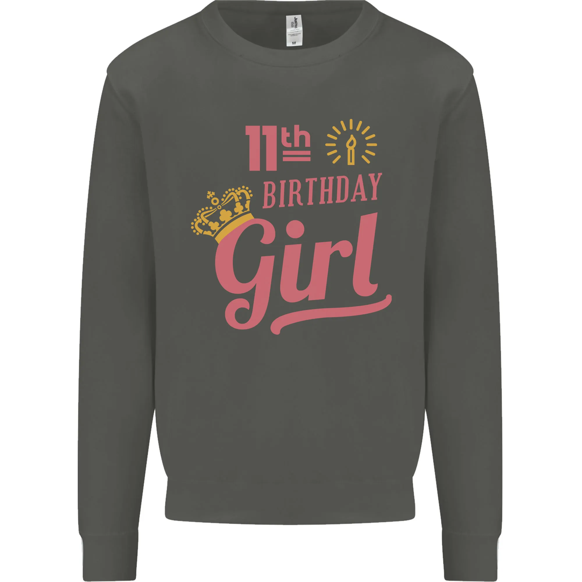 11th Birthday Girl 11 Year Old Princess Kids Sweatshirt Jumper