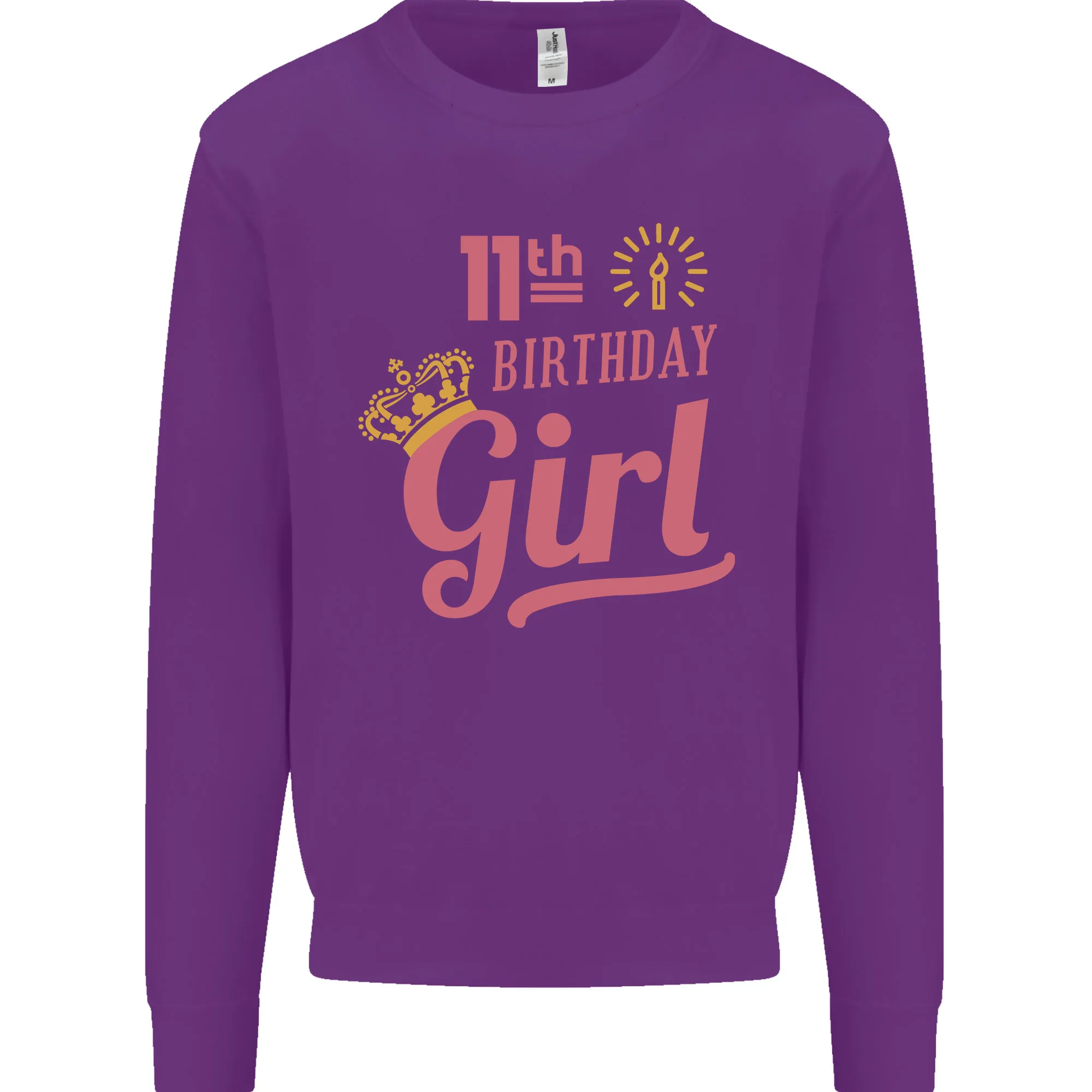 11th Birthday Girl 11 Year Old Princess Kids Sweatshirt Jumper