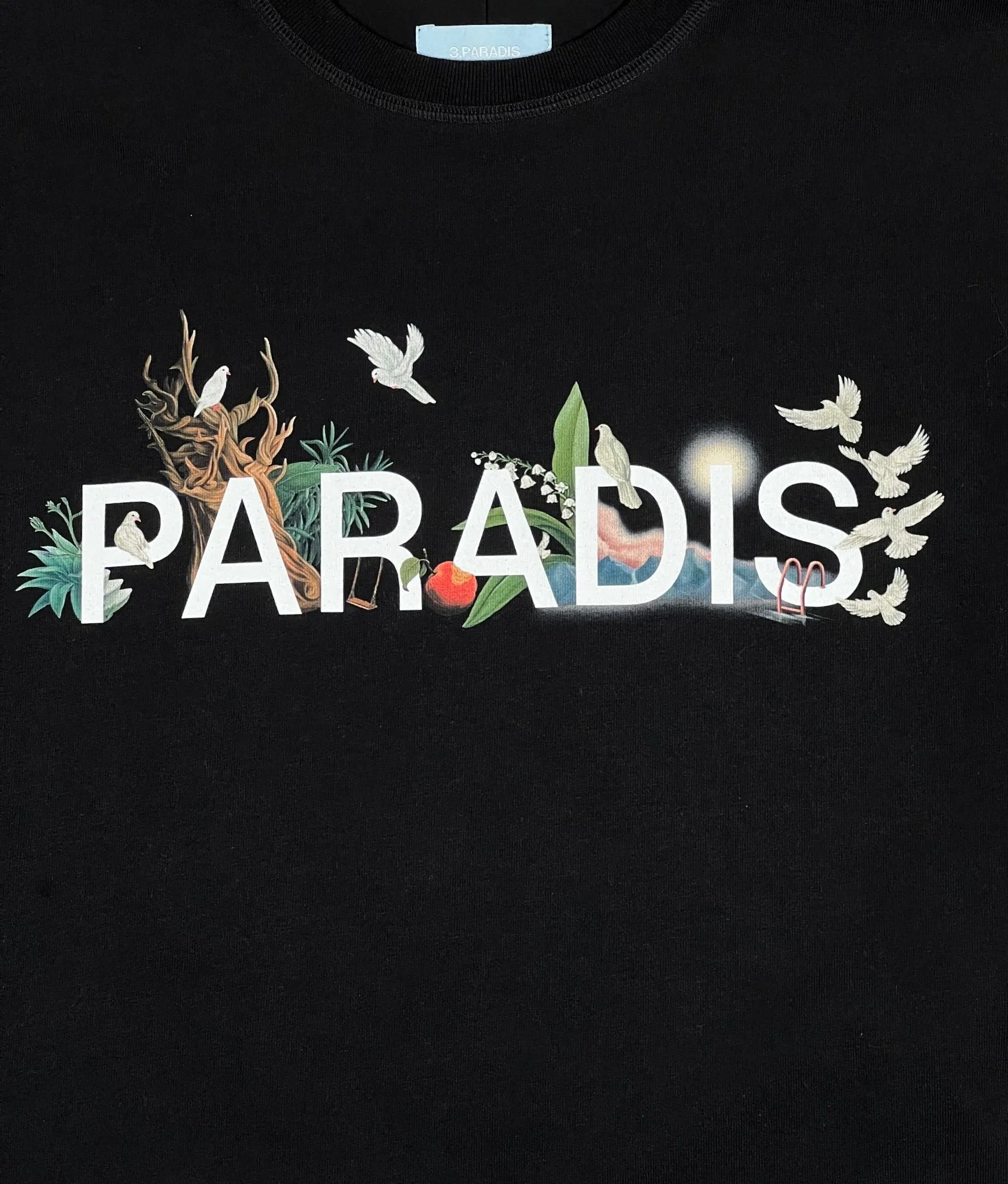 3.Paradis SS T-Shirt Paradis Blk