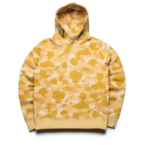 A Bathing Ape Color Camo Shark Pullover Hoodie - Yellow