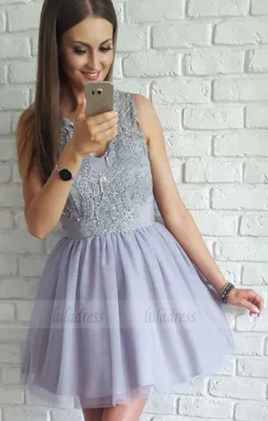 A Line Short Mini Prom Dresses,Cute Homecoming Dresses