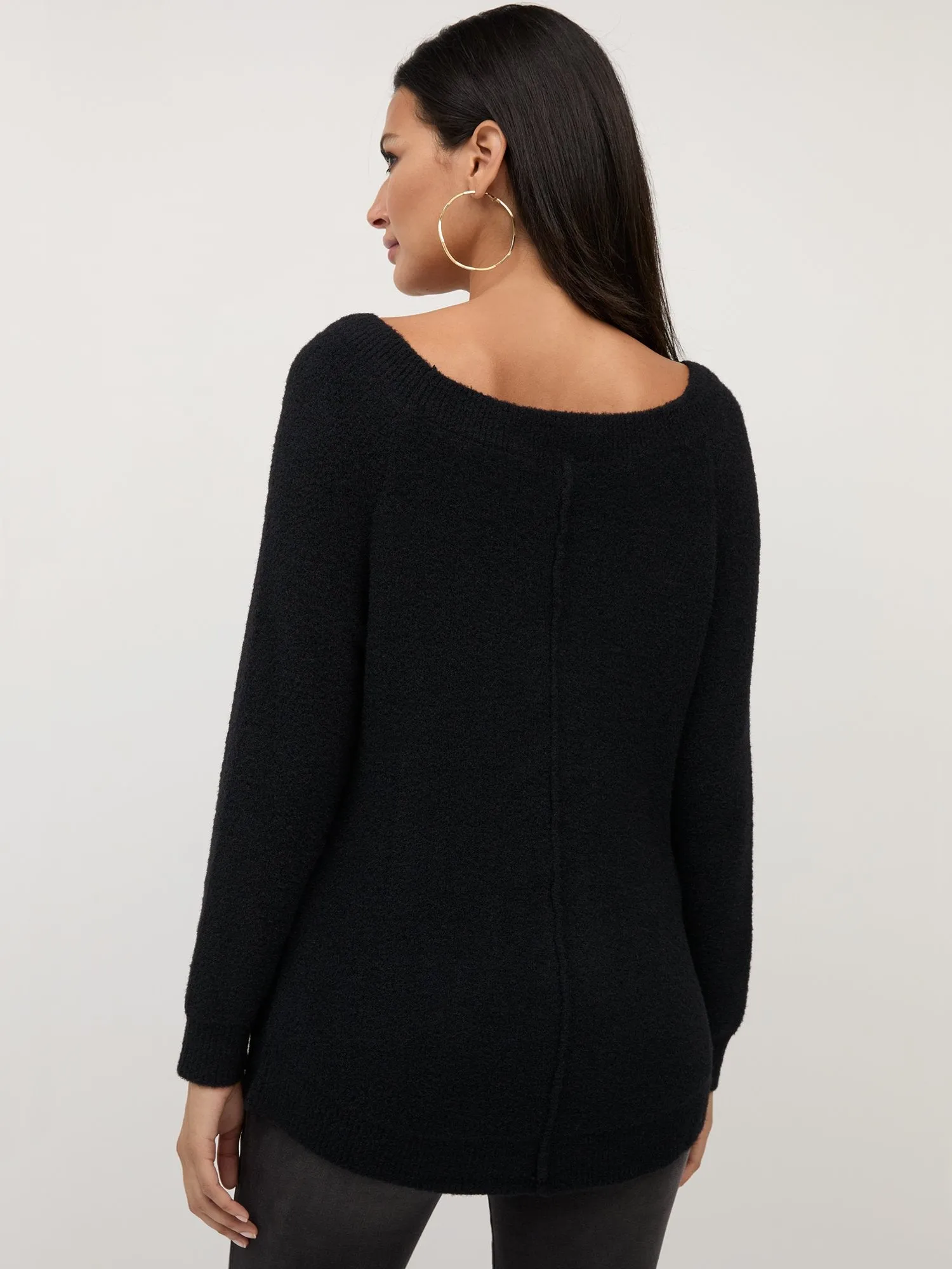 Bateau-Neck Super-Soft Sweater