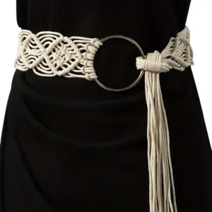 Bohemian Intricate Knotwork Macrame Belt