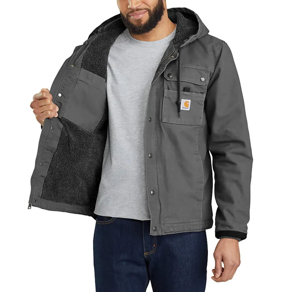 Carhartt Mens Washed Duck Work Jacket - 103826-GVL