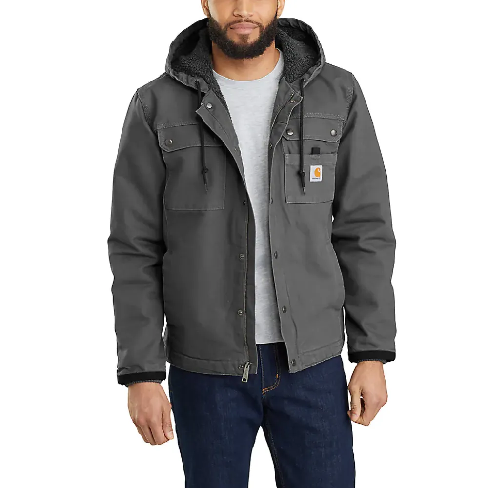 Carhartt Mens Washed Duck Work Jacket - 103826-GVL