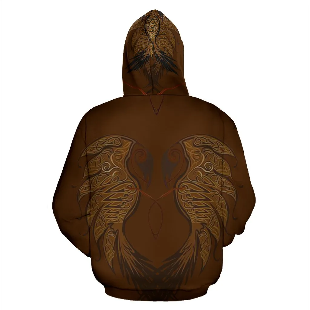 Celtic hoodie Celtic raven hoodie J7