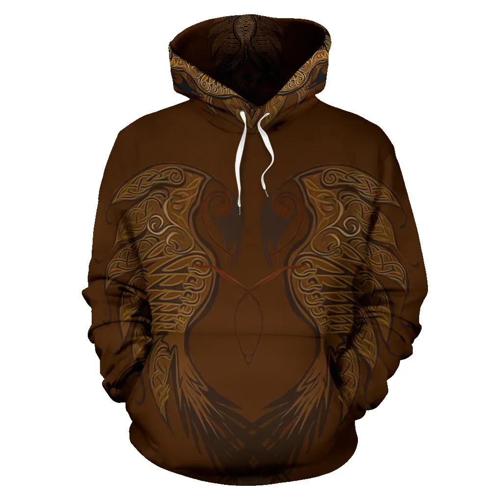 Celtic hoodie Celtic raven hoodie J7