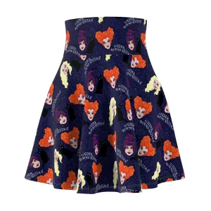 Disney Hocus Pocus Gather Round Sisters Women's Skater Skirt