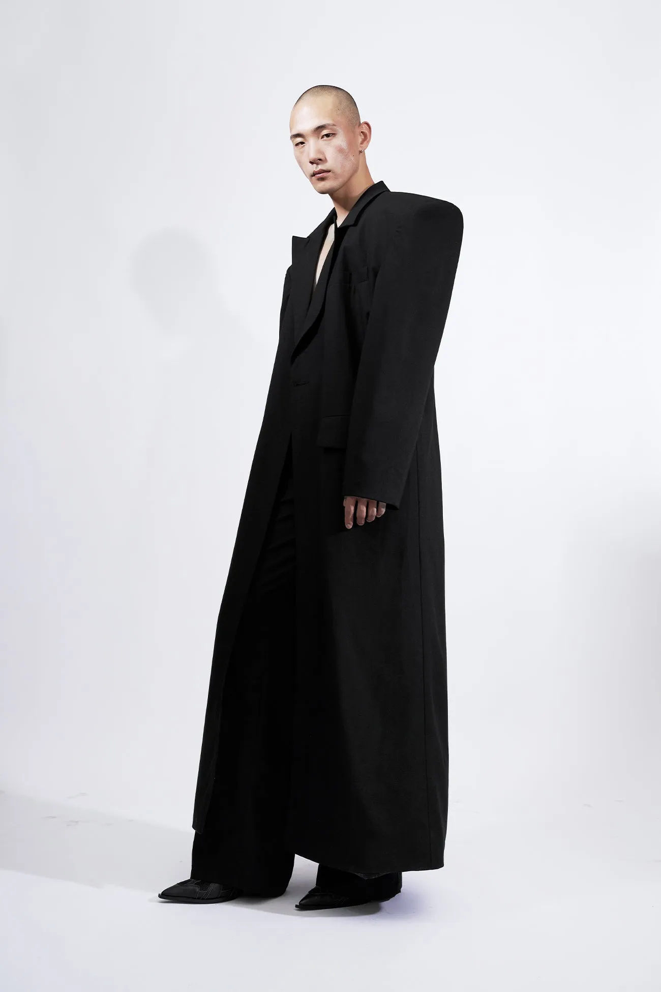 Elongated Blazer Coat