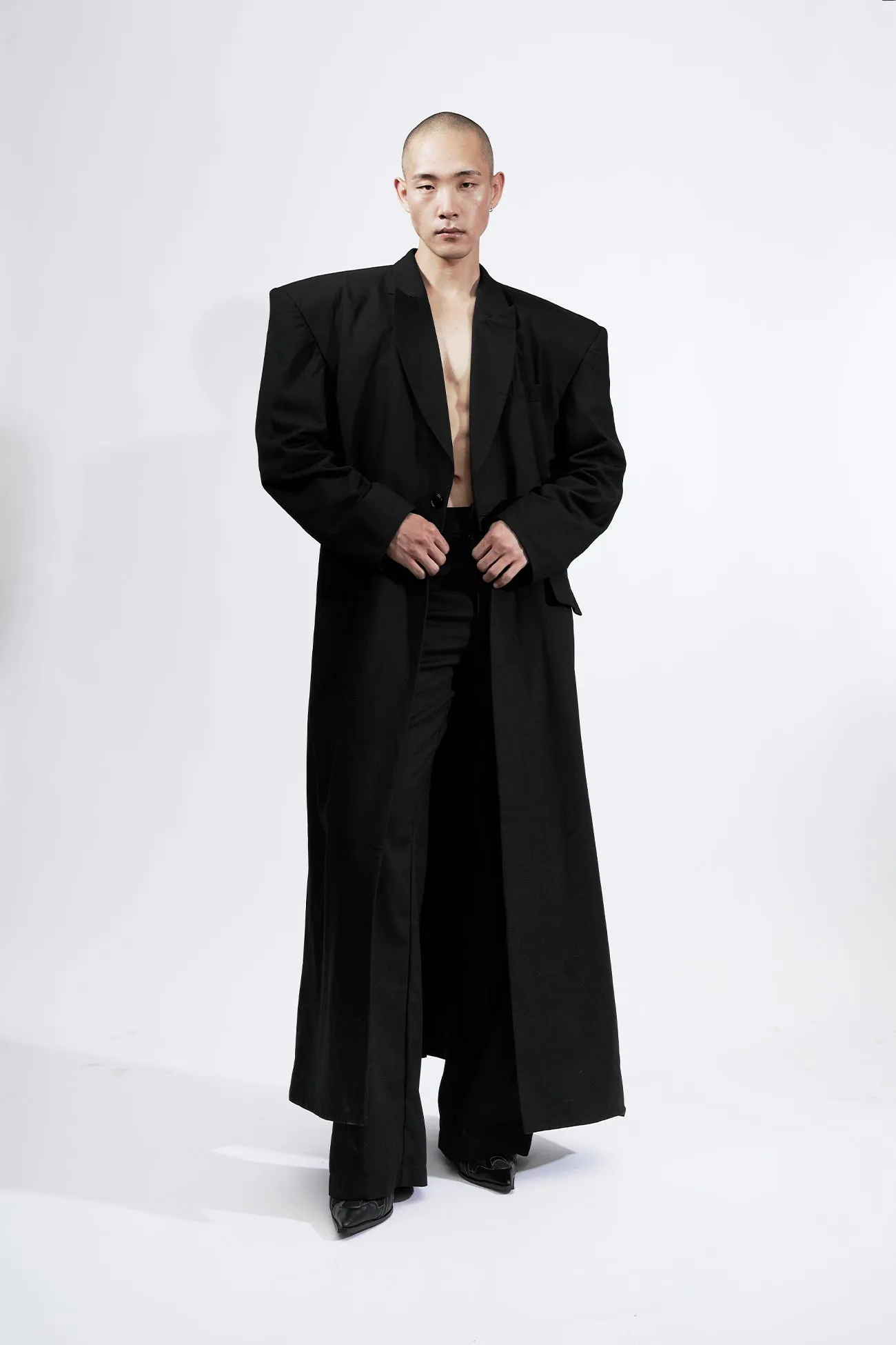 Elongated Blazer Coat