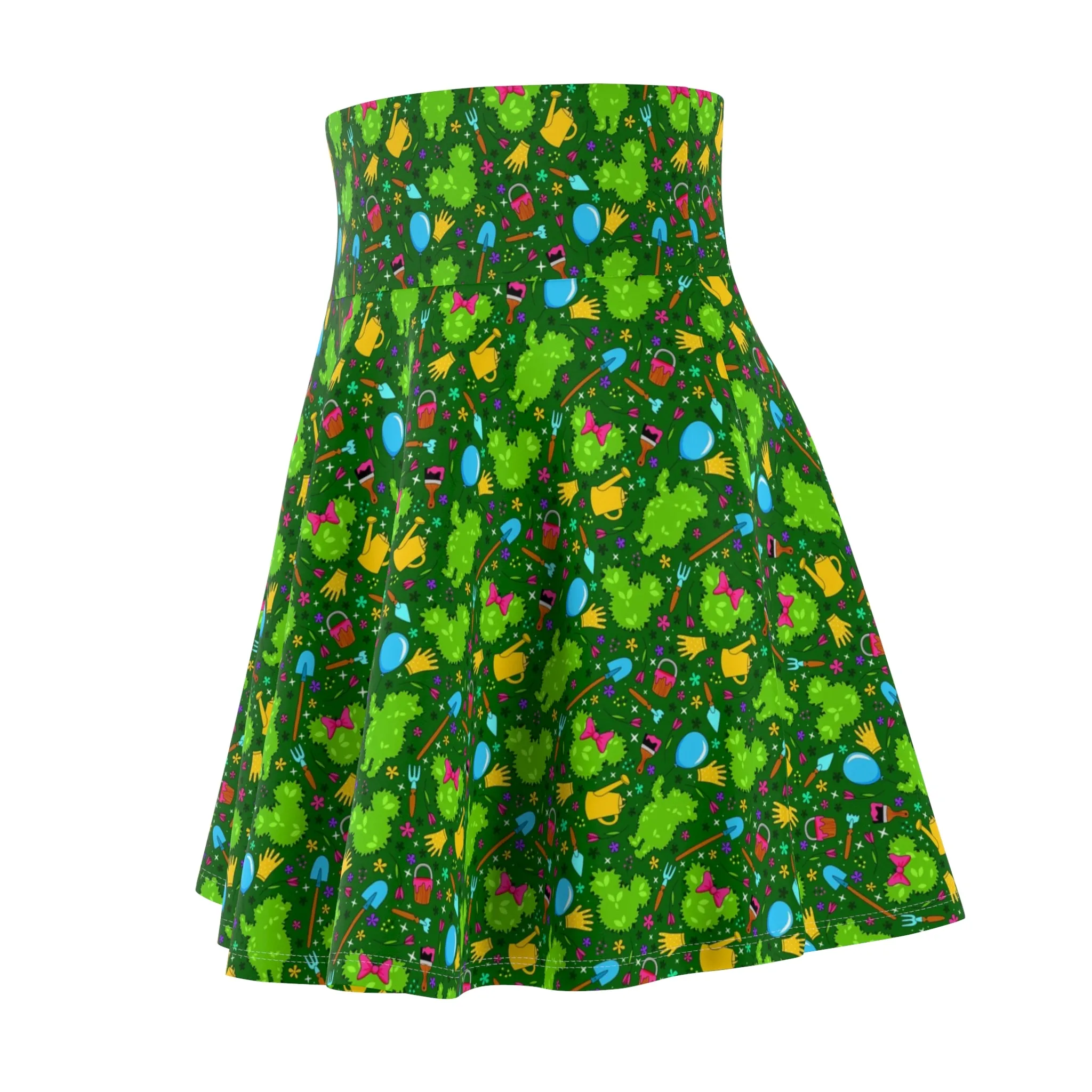 Flower And Garden Women's Skater Skirt