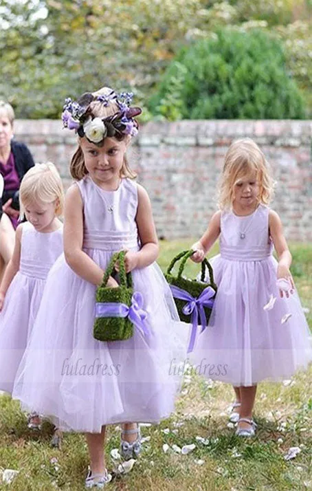 Formal Flower Girl Dresses Children Birthday Dress Tulle Kids Wedding Party Dresses