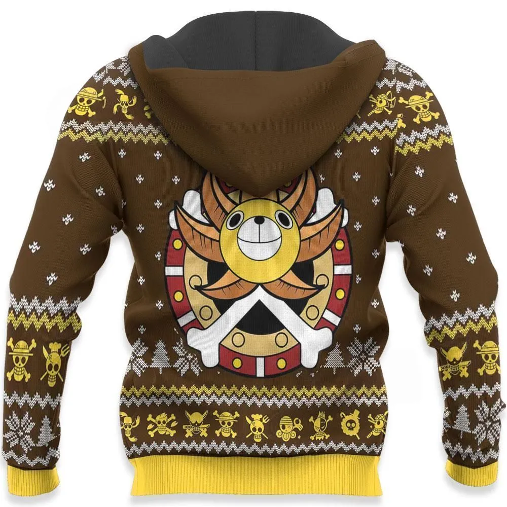 Giftngon - Straw Hat Pirates Ugly Christmas Sweater One Piece Anime Xmas For Kids