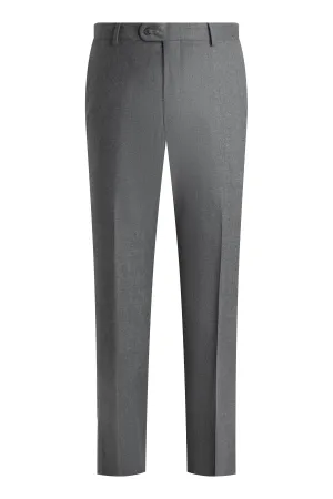 Grey Lightweight Flannel 150S Trousers