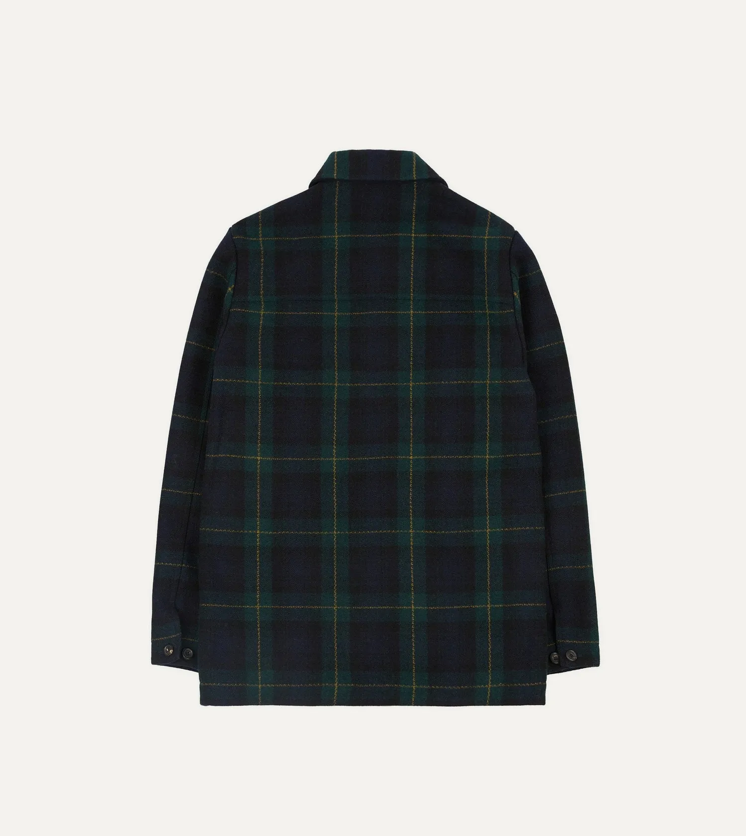 Johnston Check Melton Wool Donkey Chore Jacket