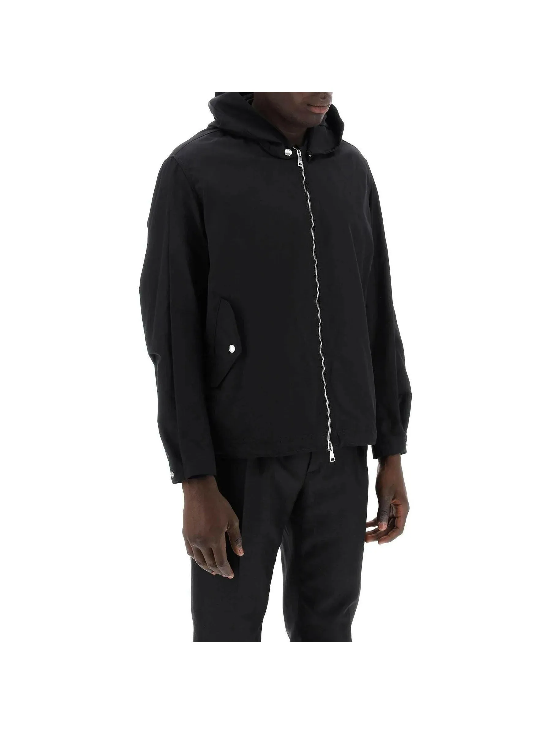 Necetto Twill Hooded Jacket