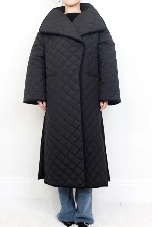 NEW Quilted Long Line Coat RRP £500