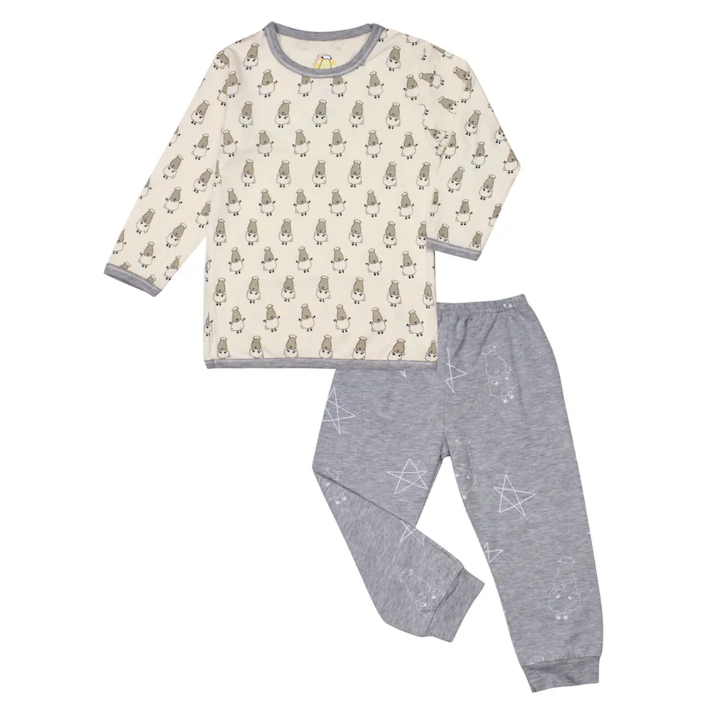 Pyjamas Set Yellow Small Sheepz   Grey Big Star & Sheepz