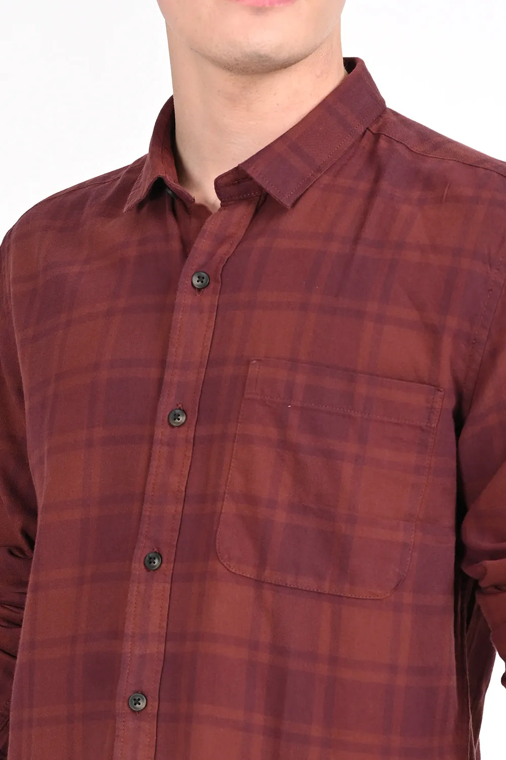 Red Checkered Casual Shirt