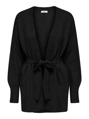 Rue Belted Cardigan - Black