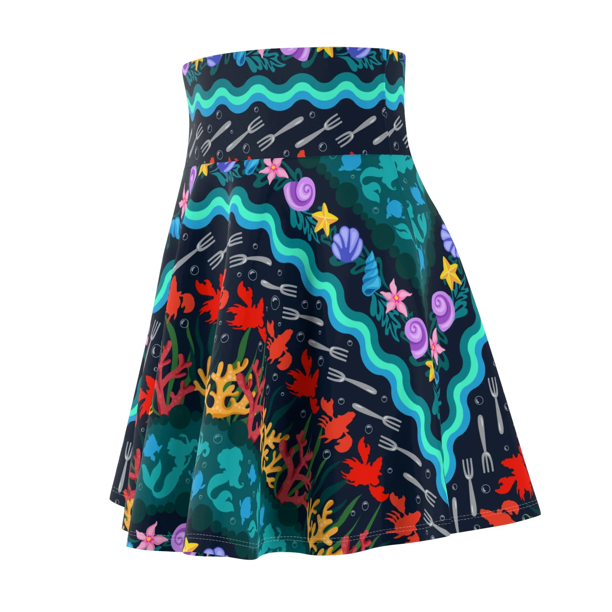 Sea Princess Line Women's Skater Skirt