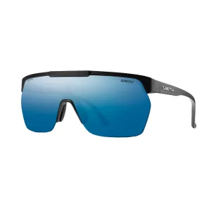 Smith XC Sunglasses Matte Black/ChromaPop Polarized Blue Mirror