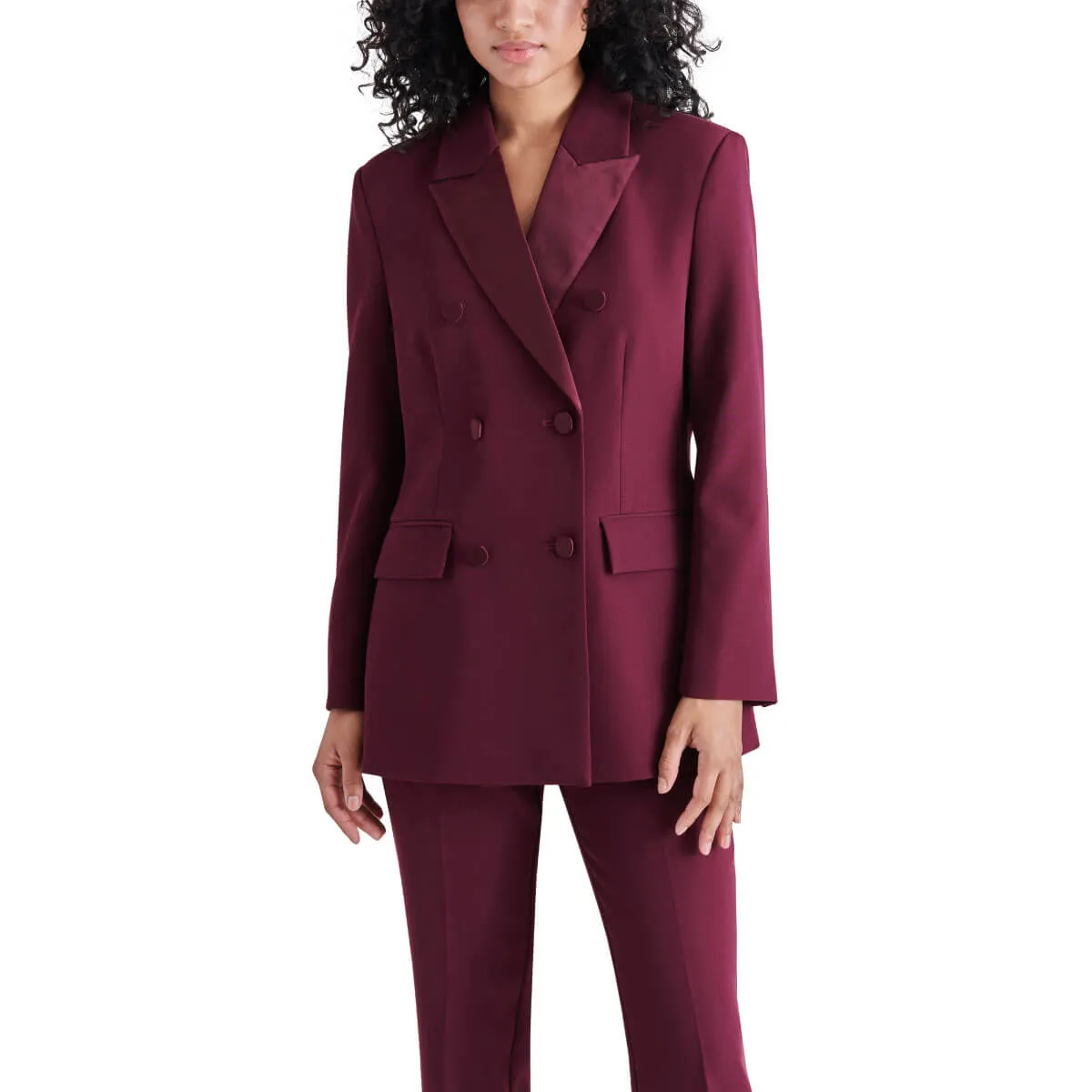 Steve Madden Hayley Double Breasted Suit Blazer