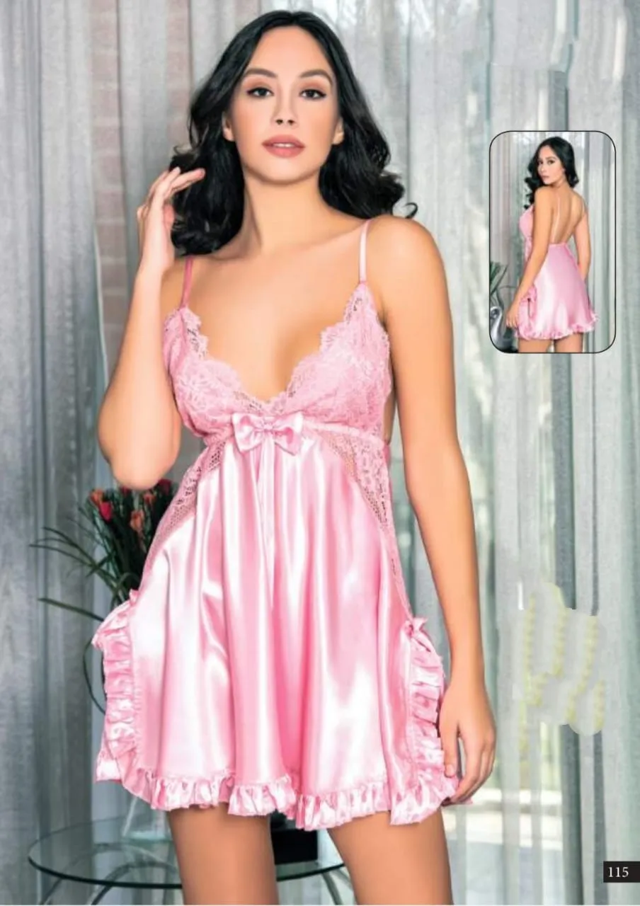 Stylish short babydoll Egypt Pink