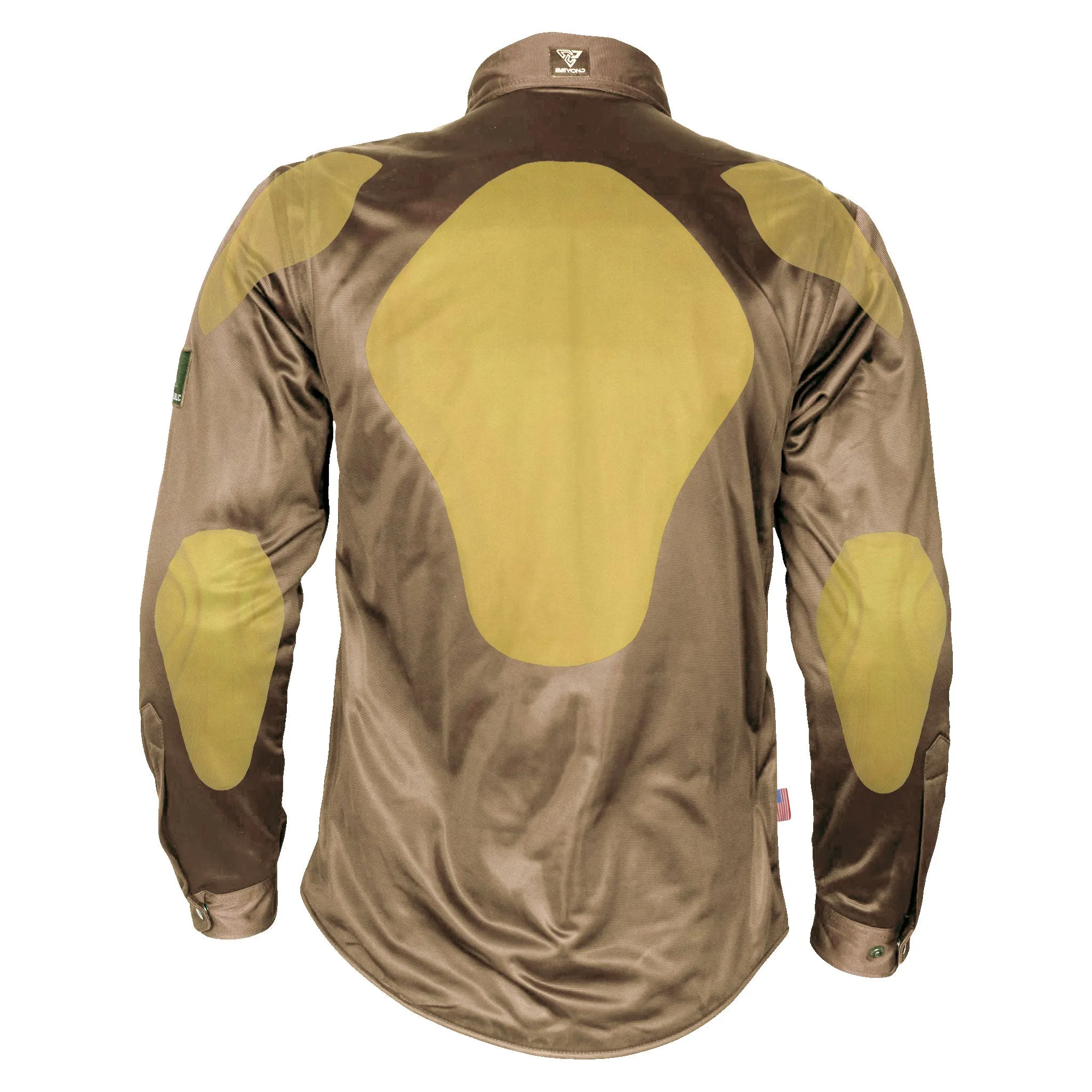 Ultra Protective Shirt - Camel Solid with Pads