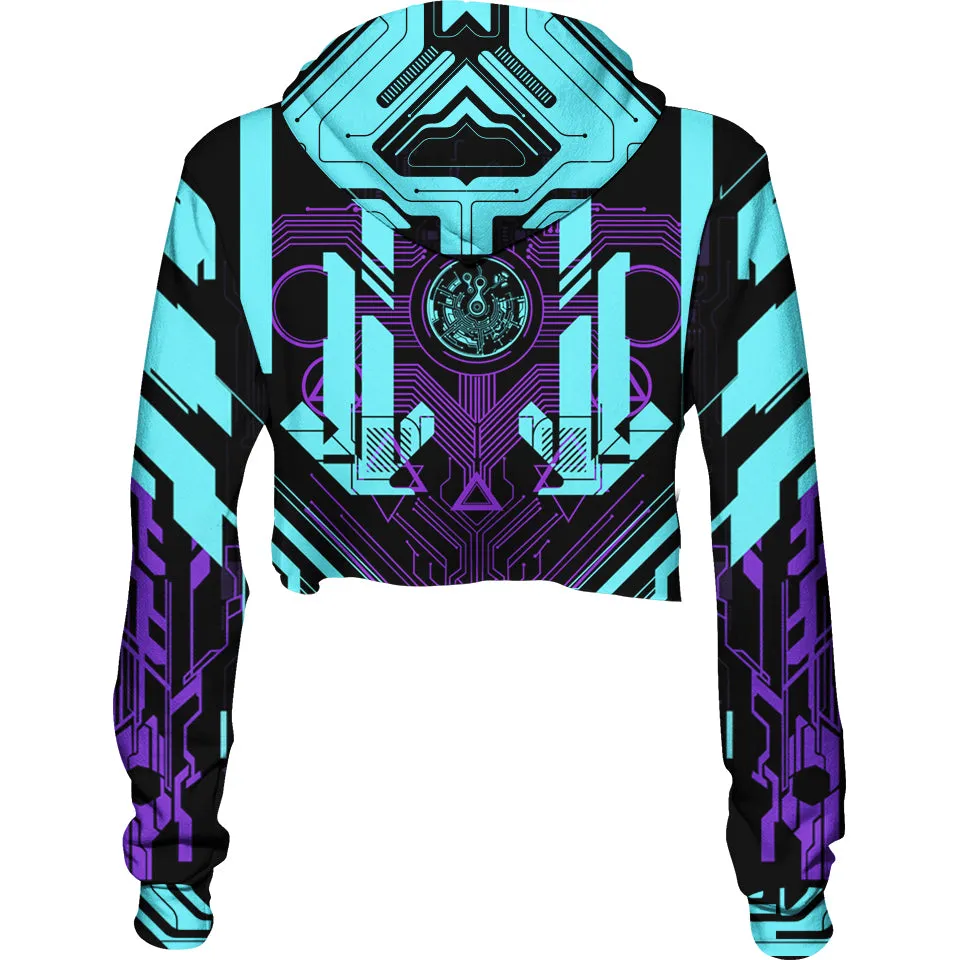 Ultraviolet Crop Hoodie