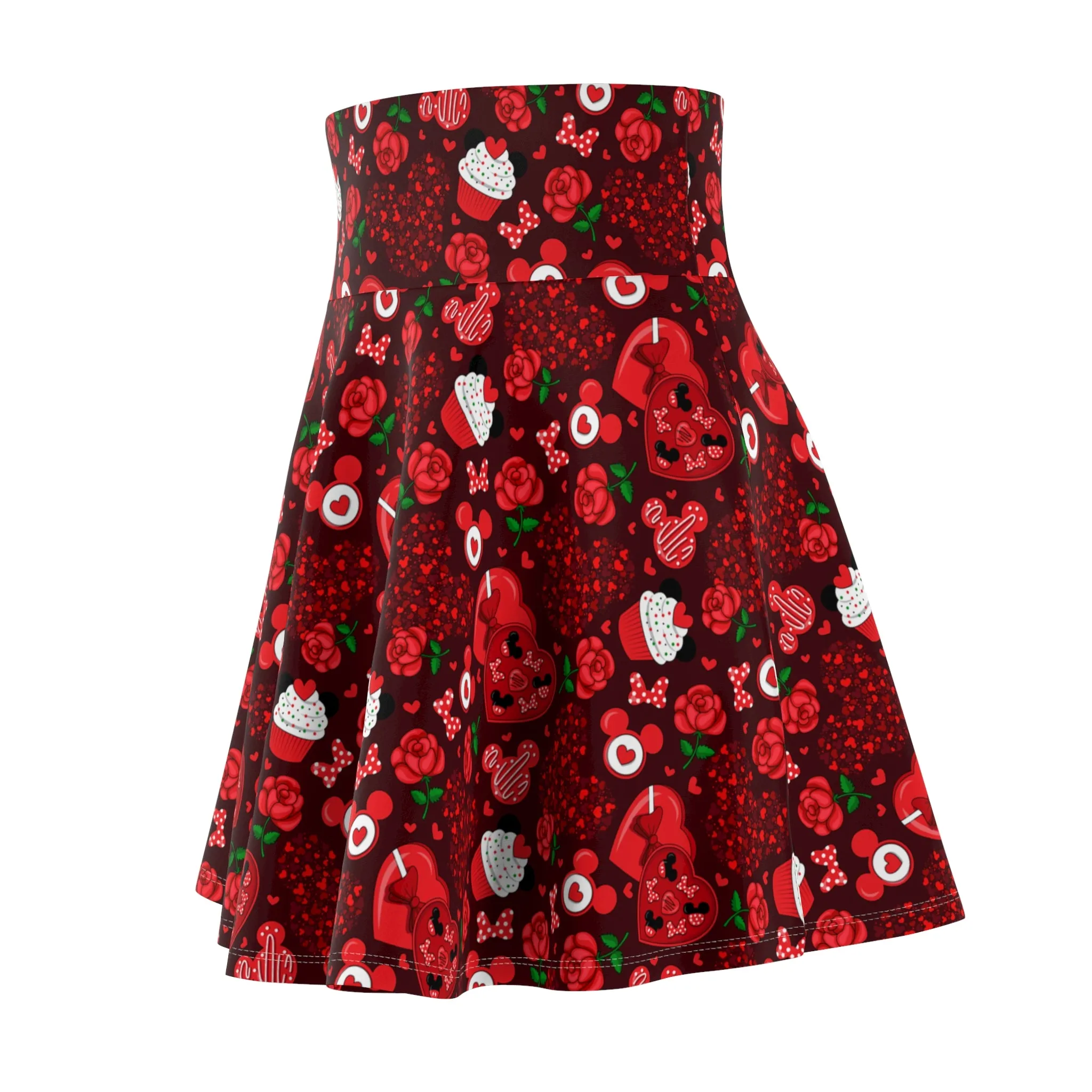 Valentines Day Candy Women's Skater Skirt