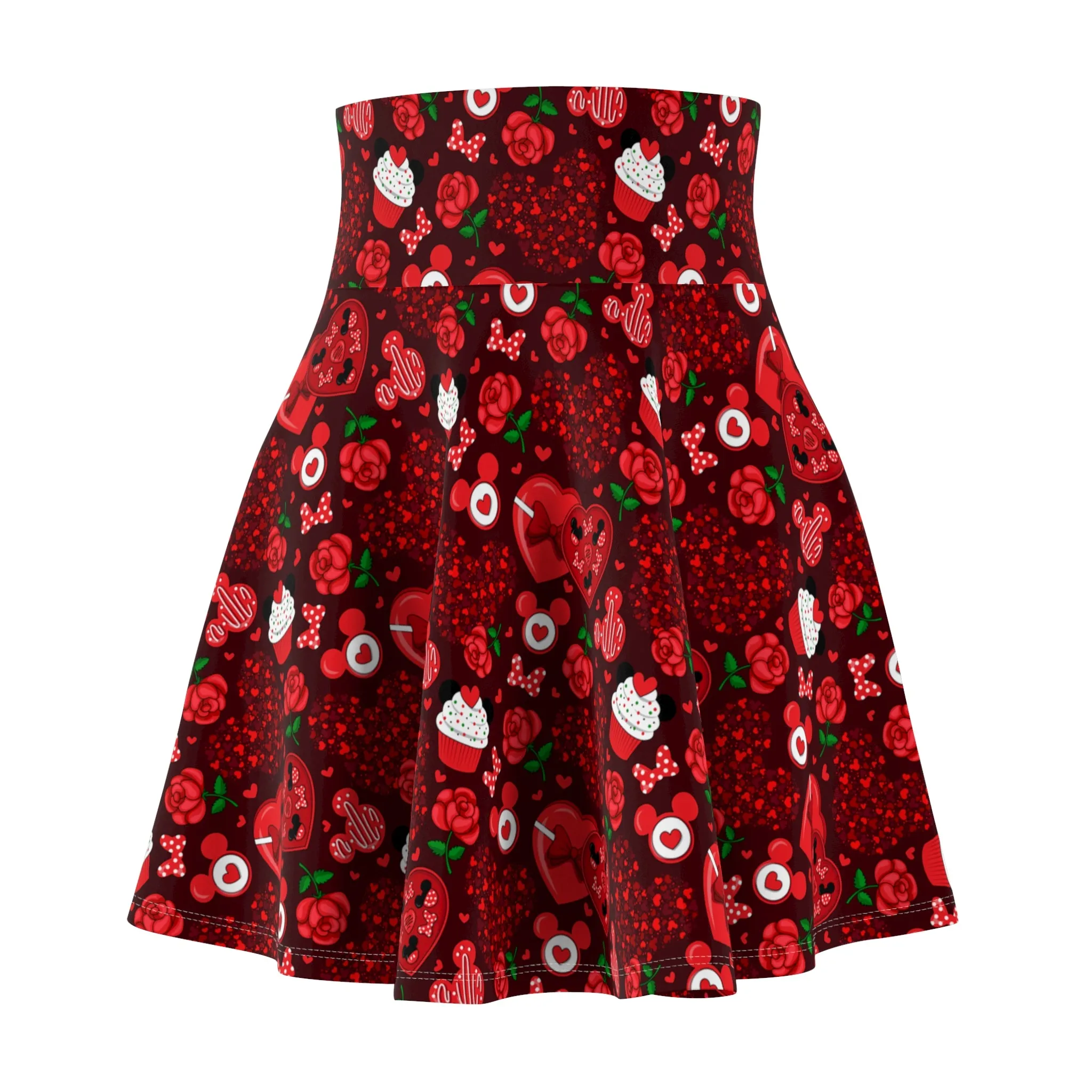 Valentines Day Candy Women's Skater Skirt