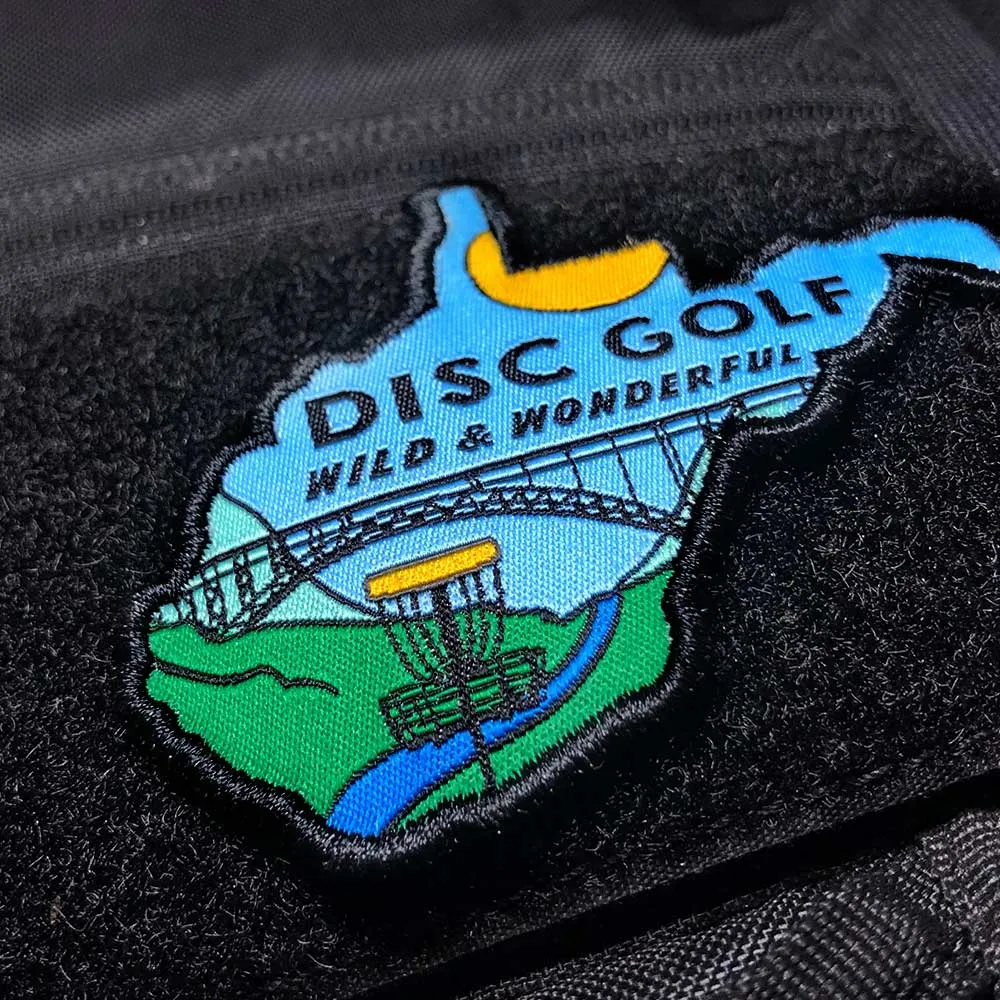 West Virginia Disc Golf Patch - Perfect Disc Golf Gift