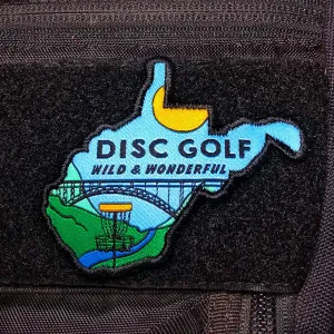 West Virginia Disc Golf Patch - Perfect Disc Golf Gift